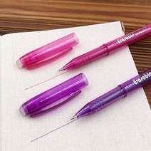 마미쏘잉/ 바로수정되는 지우개 아이롱펜 열펜-핑크 바이올렛/ 프랑스자수 퀼트/ 자수도안용 원단용펜, 핑크