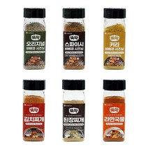 캠핑 바베큐 시즈닝 찌개소스 6종 스테이크시즈닝 돼지 고기 시즈닝 김치찌개소스 된장찌개소스 라면스프 부대찌개소스 카레시즈닝 캠핑준비물, 된장찌개 소스 60g