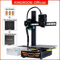 KINGROON KP3S 3D 프린터 고정밀 인쇄 업그레이드 DIY FDM 3d 키트 터치 스크린 크기 180*180*180mm, 협동사, KP3S 3.0 매그 글라스, KP3S 3.0 매그 글라스