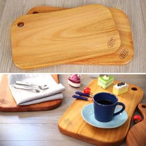 [쿠커스 판다] 소울 프리미엄 마호가니 직사각 도마(대) /천연코팅 우드 원목 플레이팅