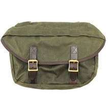 fogy Webike 클래식 바이크 오토바이 사이드백 새들백 200z왁싱 캔버스백, 사이드백 그린