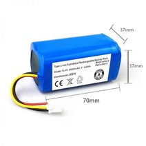 청소기 호환 배터리 LIECTROUX C30B 로봇 진공 용 100% 새제품 정품 14.4v 12800mAh 1개/팩, 14.4 볼트, 2800mAh