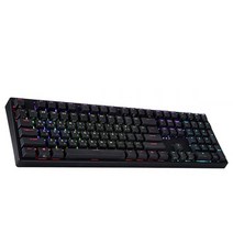앱코 HACKER KN10 PBT RGB 무접점 키보드, 블랙, 45g