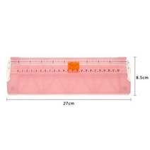 세련된 있는 A4/A5 정밀 종이 사진 트리머 커터 스크랩북 경량 커팅 매트 기계, A5 Pink