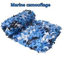 투망수영장 3x5m x 8m 3x10m 강화 위장 그물 해변 전망대 정원 햇빛 가리개 카모 캔버스 7 색, 04 Marine camouflage_01 2x2m