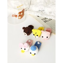 헬로우 애니멀 니트 똑딱핀 5color