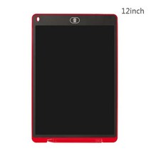전자노트 전자식메모보드 그림그리는패드 12/8.5/4.4 인치 LCD 그리기 태블릿 어린이 장난감 그림 도구 전자 쓰기 보드 교육 필기 패드, 12인치 레드