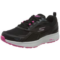 미국발송 스케쳐스 Skechers 여성용 컨시스턴트 스니커즈 블랙/핑크 7 Wide US