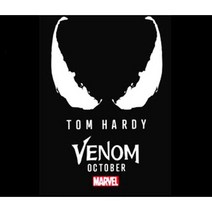 베놈(VENOM) 오토바이 자동차 데칼 반사 스티커, 베놈MARVEL 화이트3321 (33x21)