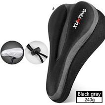 Xunting MTB 자전거 안장 덮개 도로의 편안한 통기성 슈퍼 자전거 안장 액세서리, 3D 그레이