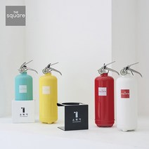 대동소방 디자인 간편한 소화기 1kg / 2kg 받침대 스텐거치대 - 차량용 자동차 가정용 캠핑용 사무실용 업소용 휴대용 ABC 분말 미니 소화기, 화이트받침대 1kg