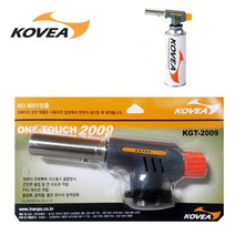 MDO8694 보급형 원터치결합 캠핑 가스 점화기 코베아 2009, 1개