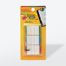 [엠플래그] 인덱스탭3색 지그재그 38x25mm 12매x3색(MI-GBR-L), [2250140]옵션없음