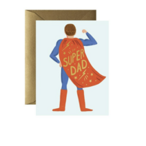 라이플페이퍼 SUPER DAD 카드, 혼합 색상, 4개