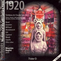 [CD] Maurizio Baglini 20세기 피아노 연감 시리즈 1920년대 - 라벨 / 미요 / 쇼스타코비치 (Yearbooks of the 20th ...