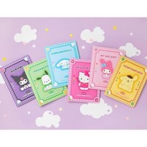 시나모롤 포스트잇 마이멜로디 산리오 스티커 메모 북 6종, 멜로디, 330