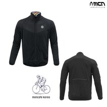 (몬카페코리아) MCN 기모+방풍 플리스 자켓 겨울 자전거의류 상의