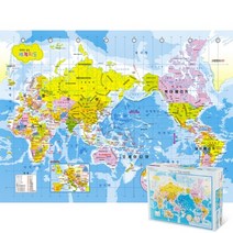 퍼즐피플 지도 퍼즐 모음 직소퍼즐, 세계지도 150피스, 150피스
