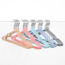 논슬립옷걸이 세탁소옷걸이 튼튼한 1p 티셔츠 옷걸이, 민트