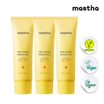 [공식판매처] 매스티나 프로 비건 에센스 선 50ml, 3개