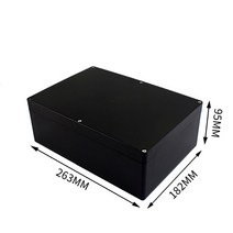 정션박스 분전함블랙 박스 야외 방수 케이스 플라스틱 상자 전자 프로젝트 악기 접합 하우징, 13 263-182-95