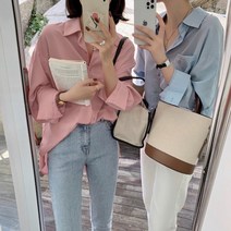 코코블랑 / 에바 심플 루즈핏 셔츠