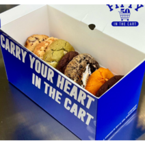 피프티인더카트(50inthecart) 수제 쿠키 스콘 연남동 소금빵 (선물 간식), 플레인스콘, 박스추가(쿠키 7개까지 포장가능)