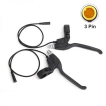 자전거 부품 8FUN E-BIKE 브레이크 레버 핸들 때 전원 차단 3 핀 남성 연결 자전거 변환 부품, 01 One Pair, 한개옵션1
