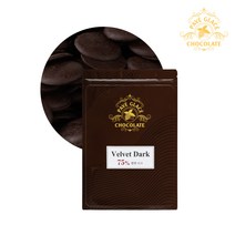 파베글라스 다크 커버춰 리얼 초콜릿 75% Velvet Dark Couverture Real Chocolate, 1개, 1kg