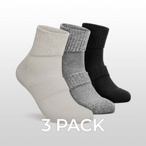 테슬라 당뇨 혈액순환 무압박 양말 3팩 TM-MZS55, L