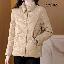 KARRA (88까지)오픈카라더블버튼구스다운_KB2WPD016M