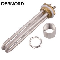 해바라기열풍기히터 산업용 히팅기 등유공업용현장난로 DERNORD 12V 침수 보일러 1 1/4 인치 BSP 플랜지 전기 히터 300W 600W DC 태양 물 난방 요소 U 형 DN, 04 Black_02 12V 600W