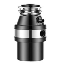 쓰레기 처리기 음식물 웨이스트킹 탈수기 씽크대 370W 스테인레스 스틸 분쇄기 블레이드 슈퍼 연마 식품, Black+CN