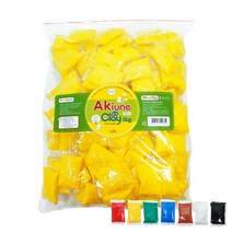 아키우네 클레이 1kg_소포장 10g 100개 유치원만들기 칼라클레이 아키우네 클레이 색점토 클레이만들기 소포장 어린이집 이지피아 소포장 아키우네, 갈색