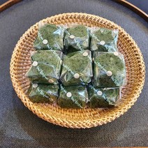명성수리취떡 정선에서 당일날 만들어 보내는 명성수리취떡(팥앙금), 앙금 600g, 1set