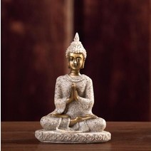 5단묵주팔찌 불교용품 매장 염주팔찌 108염주 파는곳 부처 동상 조각 수지 장식 장신구 수제 불교도 입상 가정 장식 실내 영적 평화와 조화를위한 선물, b1, 02 B1