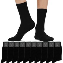 지니양말 made in korea 프리미엄 남자 무지 장목 양말 10켤레