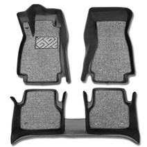 매트의신 6D 엣지형 코일 카매트 세트 신형투싼 NX4 (가솔린/디젤), 블랙, 현대 신형투싼 NX4(가솔린/디젤), 현대