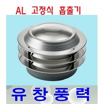 동양환기 200파이 300파이 고정식흡출기 알루미늄 A/L 벤츄레타 배출기, 고정식흡출기 300파이