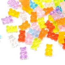 곰젤리비즈 10개 17X11mm 장식 데코 소품 재료