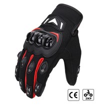바이크장갑 라이더 보호 오토바이 KEMiMOTO-오토바이 장갑 남성용 사이클링 산악 자전거 Guantes Motocros, 04 Red A