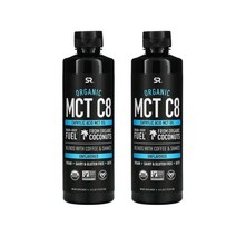 스포츠리서치 오가닉 MCT C8 엠씨티 오일 코코넛 카프릴산 중쇄중성지방 473ml 2통, 1개