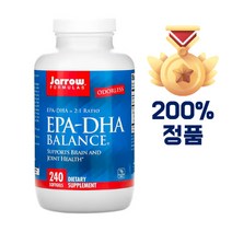 자로우포뮬러스 EPA DHA 밸런스 240정 냄새없는 오메가3 글루텐프리, 1개