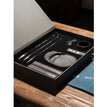 붓먹벼루 서예용품, 연구 세트의 구름과 네 가지 보물