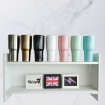 군인텀블러 벤티사이즈텀블러 명품텀블러 핸들 1리터 굿즈, 블랙