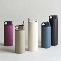 트래블앤쿡 킨토 액티브 스트로우 텀블러 600ml 800ml, 블랙
