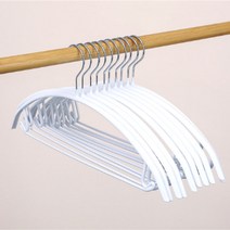지비됴아 라운드 바지 옷걸이 10개입, 화이트, 10개