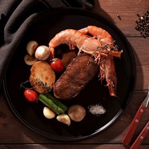 심쿡 밀키트 수비드 부채살 스테이크(새우포함), 수비드부채살스테이크(새우포함)