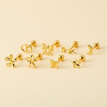 도로시 24k 순금 멀티 골드 피어싱(8type)(1개)