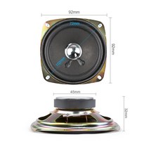 AIYIMA 2Pcs 3.5 Inch 휴대용 오디오 스피커 4 옴 8W 전체 범위 사운드 열 DIY 증폭기 홈 시어터, 한개옵션0